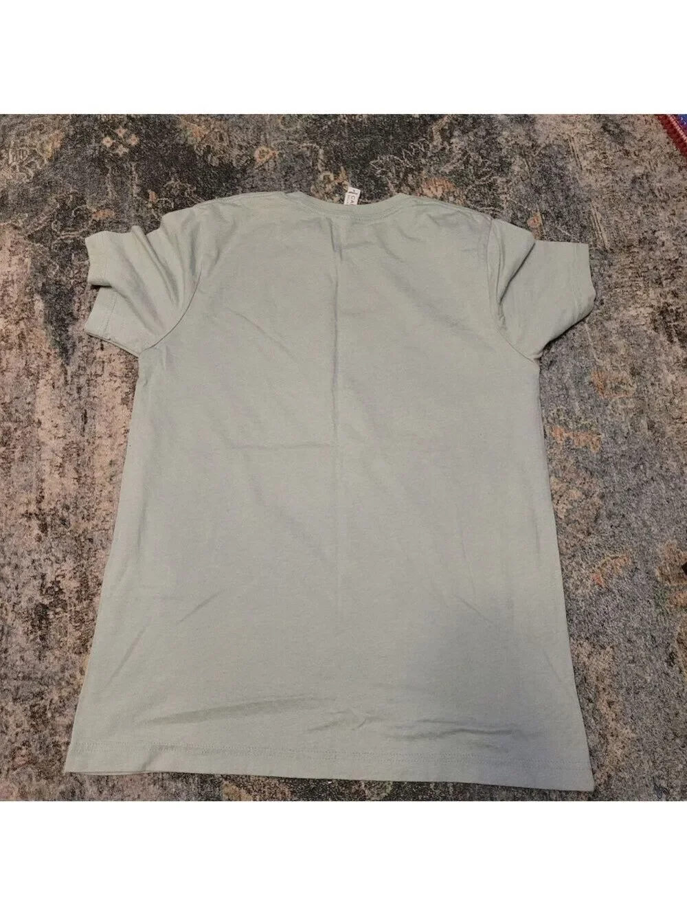 Bella Canvas Light Green Tee with Fun Graphic Size M